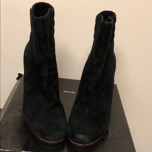 Dolce Vita Black Suede Bootie (Tornado)